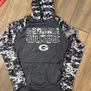 Sold***Georgia Bulldogs Camo Hoodie